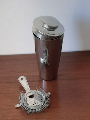Mr.Bartender vintage 1970s σέικερ stainless steel inox μεταχειρισμένο για κοκτέηλ