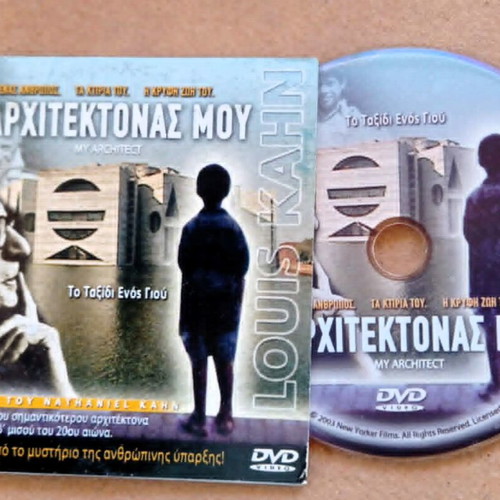 DVD My Architect The Journey of a Son like new