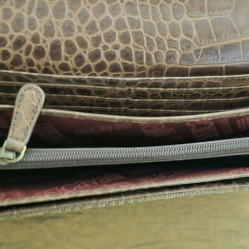 Just Cavalli women's wallet like new, brown leather