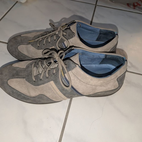 Camel men's shoes used, casual, size 47, gray and brown, 2 pairs