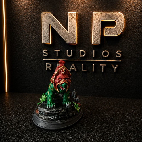 Battle Cat MOTU figure painted by NP Studios new