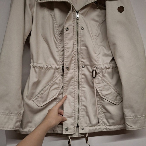 Only jacket like new, beige and white, size XL