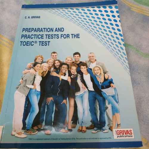 English books Preparation for TOEIC with CDs like new