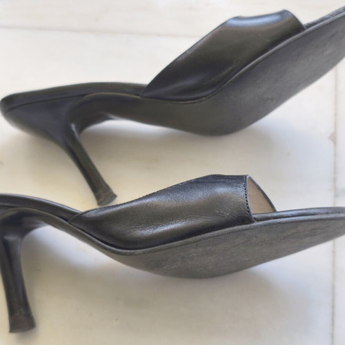 Mule shoes Maxime size 36 used, black leather