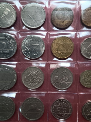 Λοτ 16 ξένα νομίσματα μεταχειρισμένα από Κροατία, Σουηδία, Ρωσία, Γερμανία