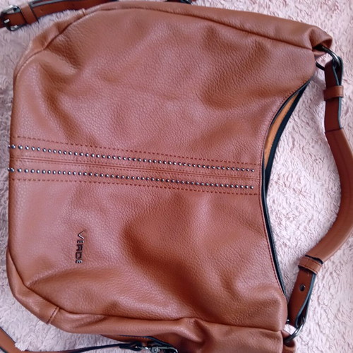 Verde shoulder bag used, brown
