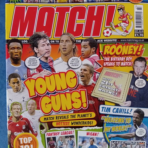 Match Football Magazine like new with Newcastle poster issue 24-30/10/2006