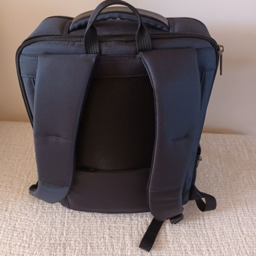 Nautica leather backpack like new with 8 compartments and USB port