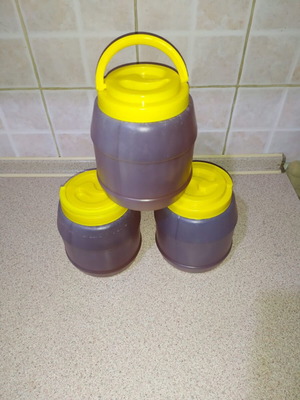 Chestnut honey new, 3 kg package