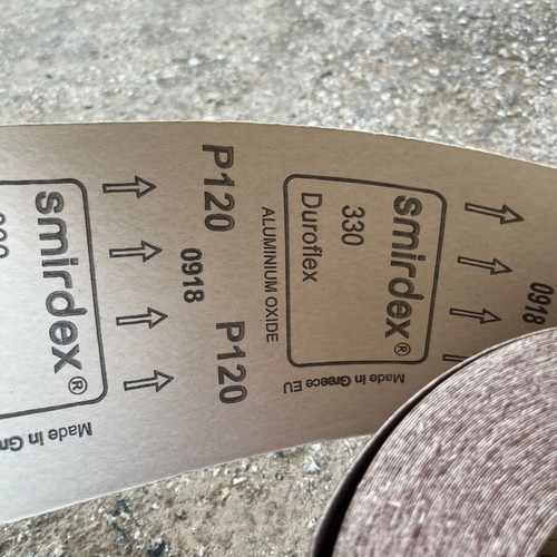 Sandpaper P120 like new, roll about 25 meters