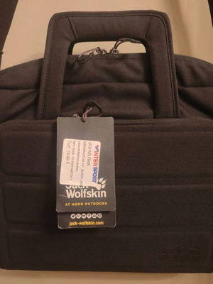 Jack Wolfskin Werrington 14" laptop bag like new, black-gray