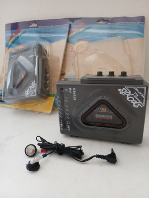 CROWN Sports All Weather AM/FM στερεοφωνικό ραδιόφωνο κασετόφωνο καινούριο