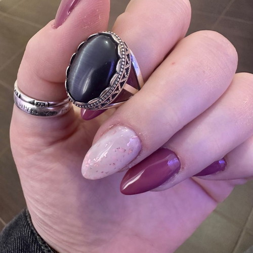 Cat's Eye Silver 925 Ring used, vintage
