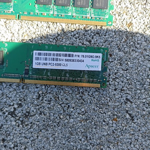 Intel DG31PR motherboard with Core 2 Duo E8400, 2GB DDR2 RAM, Cooler Master fan used