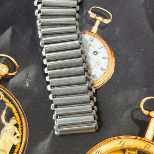 Tudor wristwatch 1930s used men's white and gray