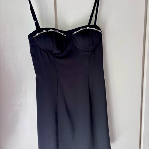 Mini dress Stefania Vaidani black like new, size M