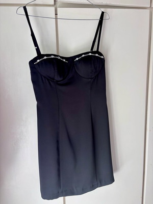 Mini dress Stefania Vaidani black like new, size M