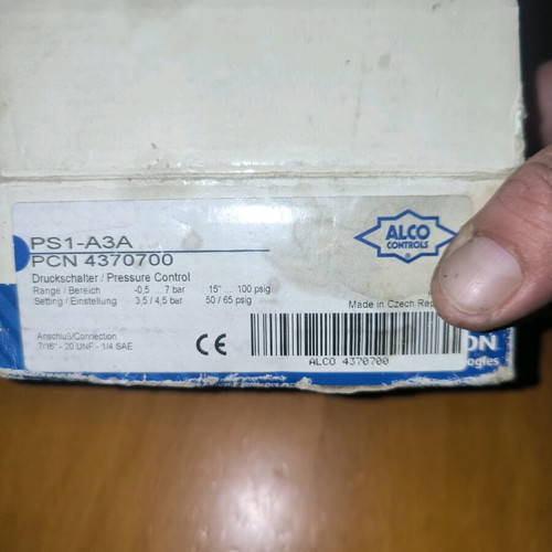 Pressure switch ALCO PS1A3A new in box