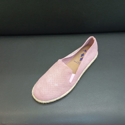 Ace espadrilles new, genuine leather, pink, size 41