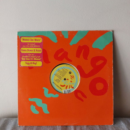 Chaka Demus & Pliers Murder She Wrote vinyl record used, reggae