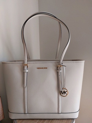 Τσάντα ώμου Michael Kors λευκή καινούργια