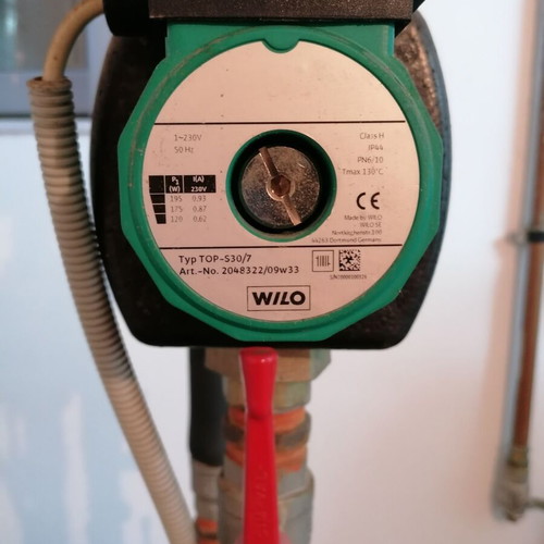 Master Cast Iron Boiler F-204 used with Wilo TOP-S 30/7 circulator
