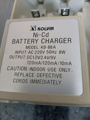 Battery charger Kolvin model KB-88A like new