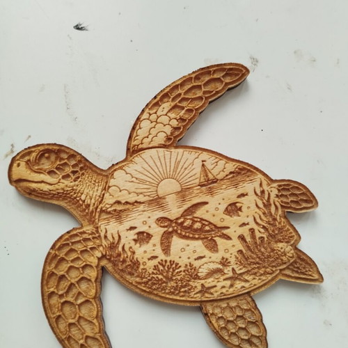 Wooden turtle decorative item made to order