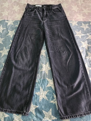 Zara black denim jeans like new, sizes 158 cm and 164 cm