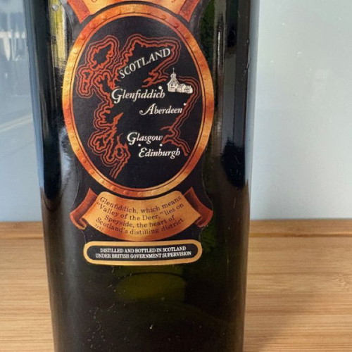 Glenfiddich Pure Malt 1L 43% Vintage 1970s Speyside Single Malt