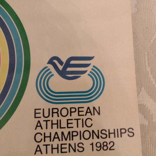 European Athletic Championships Athens 1982 bulletins used, issues 2, 6, 7, 8