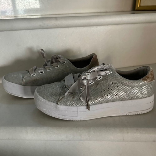 S. Oliver women's silver sneakers size 36