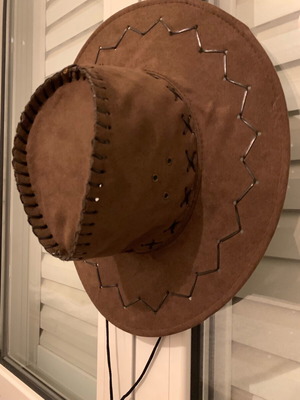 Καπέλο χειροποίητο unisex από Κένυα σαν καινούργιο, καφέ