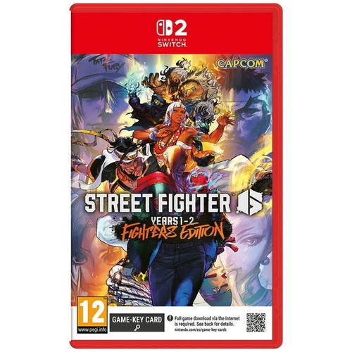Street Fighter 6 Years 1-2 Fighters Edition Game-Key Card Nintendo Switch 2 new