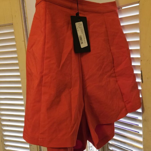 Skort red coral new with tag, size XS