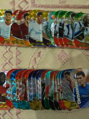 Αστέρια Champions 2018 Golden Edition σετ 48 μεταλλικές τάπες νέες