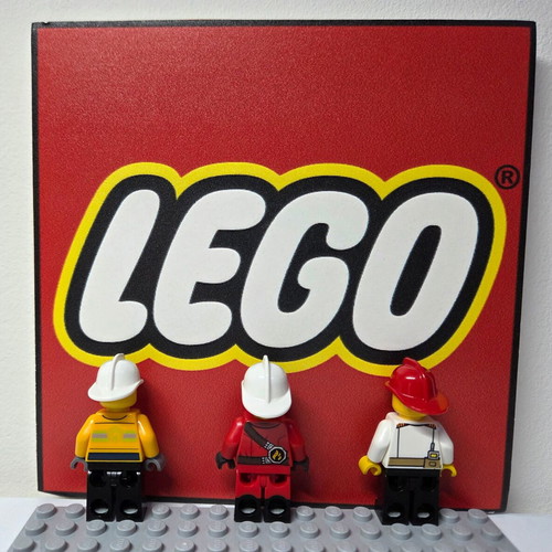 Lego 3 Minifigures Fire Department new