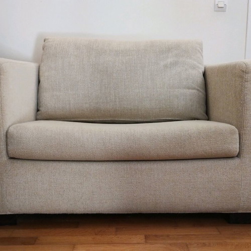 Small sofa bed like new, Greek made, convertible to single bed