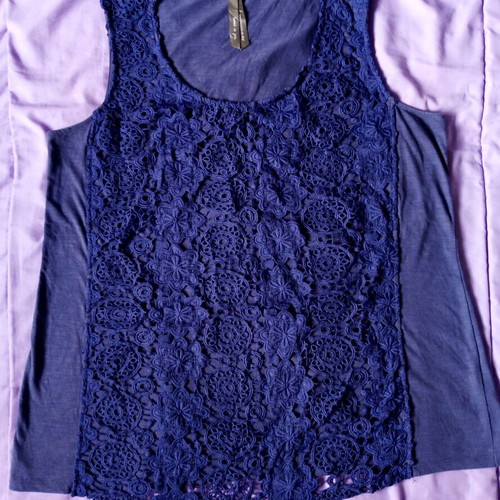 Penningtons sleeveless blouse used, size L, blue