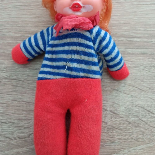 Vintage El Greco Clown Doll Ticheroulis Spirtoulis used