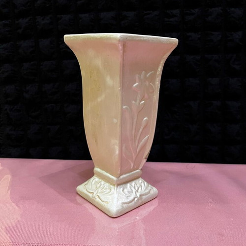 Decorative ceramic candle holder used with Virgin Mary and Christ