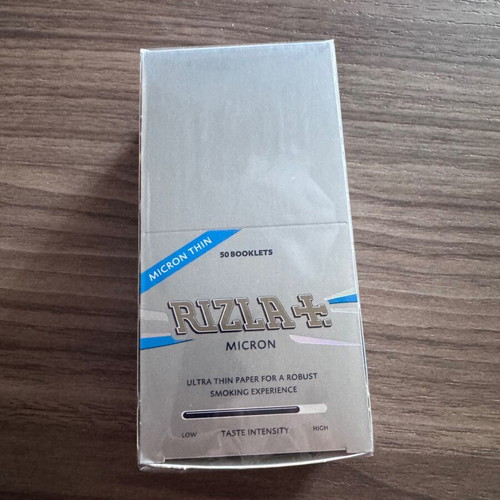 Rizla Micron Rolling Papers new, box of 50 booklets
