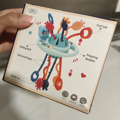 Funny Puller Baby Sensory Toy by YaLi Toys, silicone