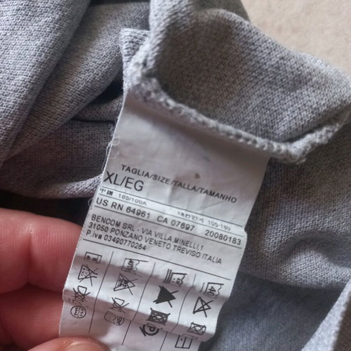 United Colors of Benetton Polo Muscle Fit γκρι XL σε πολύ καλή κατάσταση