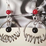 Wire earrings SK24 new handmade