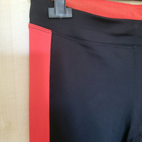 Nike dry-fit leggings, black and red, size Small