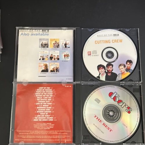 Music CD pack of 5 used, Doors, Eric Clapton, Enigma, Cutting Crew, Phil Collins