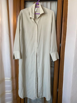 H&M dress/shirt L oversized, soft pistachio green