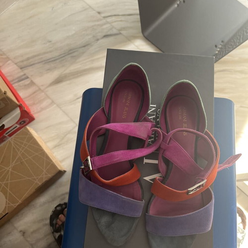 Armani Jeans sandals size 38 like new, multicolor