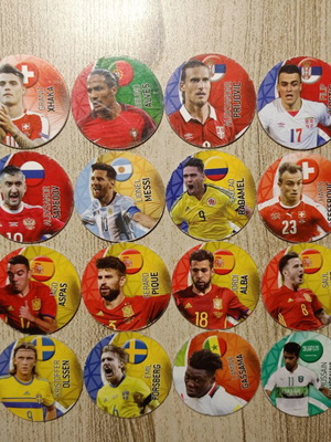 World Cup football player tags, missing Messi
